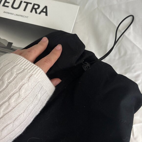 Oak + Fort Black Cargo Parachute Pants - Picture 6 of 6